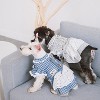 Touchdog (R) I love Poochi Classical Plaid Fashion Designer Dog Dress - 4 of 4