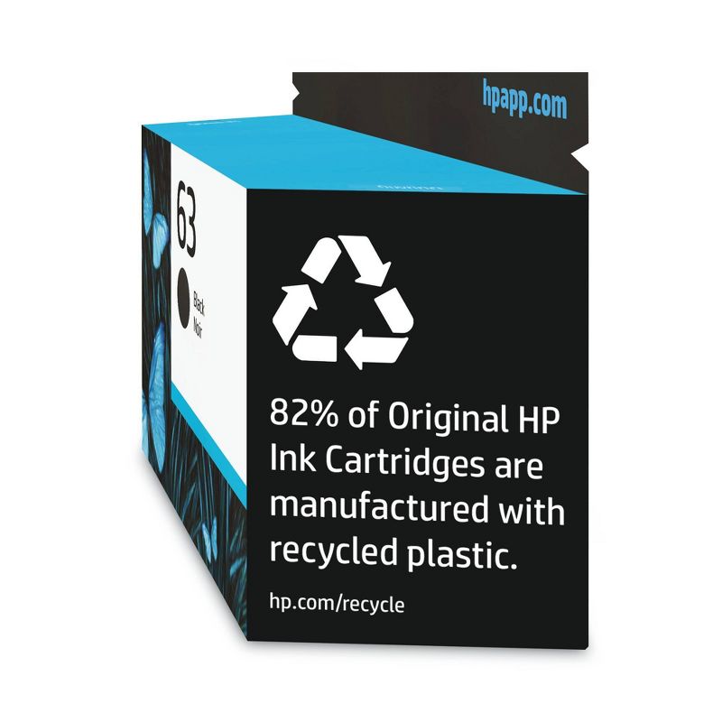 HP 63 Single Ink Cartridge - Black, 2 of 4