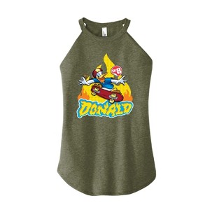 Women's - Disney - The Donald Graphic High Neck Tank - 1 of 3