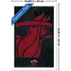 Trends International NBA Miami Heat - Logo 25 Framed Wall Poster Prints - 3 of 4