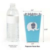 Big Dot of Happiness Blue Elephant - Boy Baby Shower or Birthday Party Favor Popcorn Treat Boxes - Set of 12 - 2 of 4