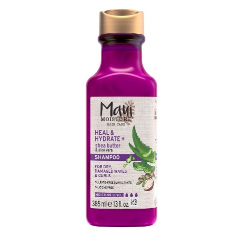 Maui Moisture Heal & Hydrate + Shea Butter Shampoo for Tight Curly Hair - 13 fl oz - image 1 of 4