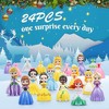 Aoibox Princess Advent Calendar 2025 24 Piece Set Girls Christmas Countdown Toys Creative DIY Dress Up Gifts for Kids and Teens - 2 of 4