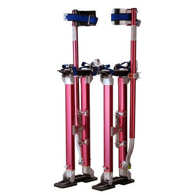 Fleming Supply Telescoping Adjustable Aluminum Drywall Work Stilts - 18" to 30"