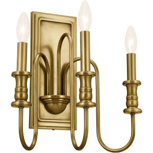 Kichler Lighting Karthe 3 - Light Sconce in  Natural Brass - 1 of 4