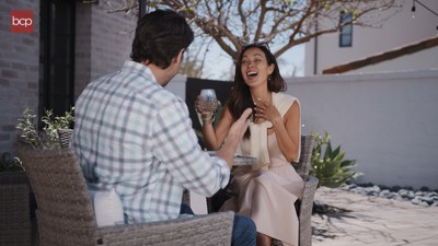 10ft Red Solar LED Lighted Aluminum Patio Umbrella with Tilt Adjustment