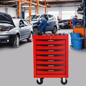 VASIP Rolling Metal Tool Chest with 4 Drawers, Steel Tool Chest Cabinet with Ball Bearing  Drawer Slides for Home,Garage - 1 of 4