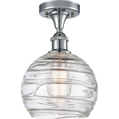 Innovations Lighting 1 - Light Semi-Flush Mount in  Polished Chrome