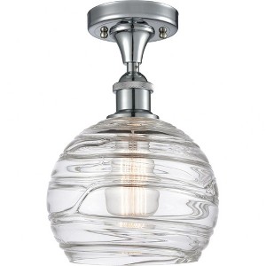 Innovations Lighting 1 - Light Semi-Flush Mount in  Polished Chrome - 1 of 1