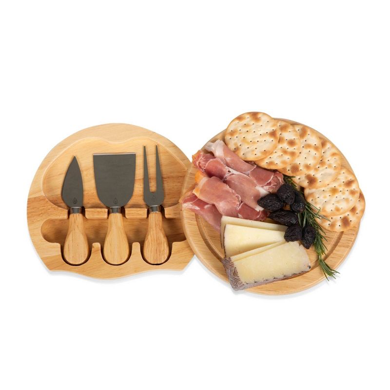 Picnic Time NFL Team Brie Cheese Board and Tools Set, 3 of 6