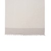 47" X 60"  and Ivory Cotton Woven Striped Throw Blanket with Fringe - 4 of 4