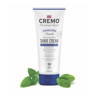 Cremo Cooling Shave Cream - 6 fl oz