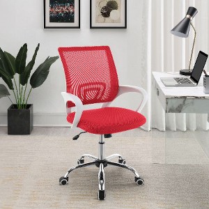 Kumasinova Ergonomic Office Chair – Breathable Mesh, Padded Seat, Height-Adjustable, Chrome-Finish Base, Desk Chair Comfy - 1 of 4