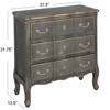 Storied Home Wood Dresser Cabinet - 2 of 4