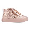 Olivia Miller Girl's Toddler Star High Top Sneakers - 2 of 4