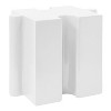MAYEERTY 1 Pack Modular Puzzle Side Table, MGO Artistic End Table for Indoor Outdoor Living Room, Patio - 2 of 4