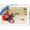 Trends International Disney Hannah Montana (2006) - Miley Chill Guitar Vibes Framed Wall Poster Prints - 3 of 4