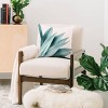 Gale Switzer Agave Flare Peach Square Throw Pillow Green - Deny Designs: Luxury & Glam Decor, Indoor Polyester Pillow - 2 of 4