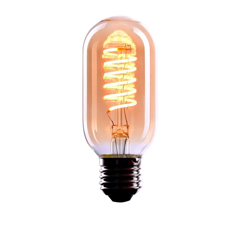 CROWN LED 110V-130V, 40 Watt Edison Light Bulb, EL06, E26 Base Dimmable Incandescent Bulbs, 3 Pack, 1 of 4