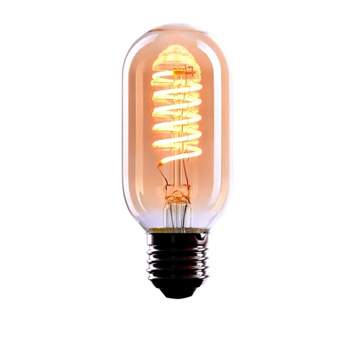 CROWN LED 110V-130V, 40 Watt Edison Light Bulb, EL06, E26 Base Dimmable Incandescent Bulbs, 3 Pack