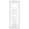 vidaXL Gabion Basket Post 19.7"x19.7"x55.1" Iron - 2 of 4