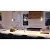 Urban Ambiance Luxury Vintage Pendant,  9-1/2"H x 6-7/8"W,  Polished Nickel Finish, UHP2640 - 2 of 4