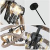 Bella Depot Wood Pendant Light Adjustable Chandelier Flush Mount ceiling Lighting - 4 of 4