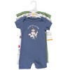 Hudson Baby Infant Boy Cotton Rompers, Boy Farm Animals - image 2 of 2