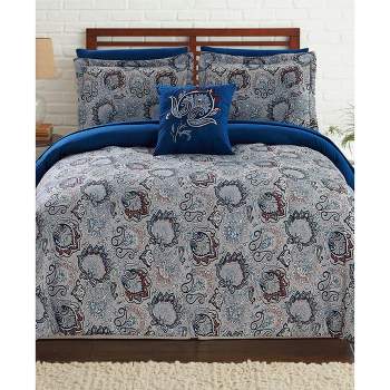 Modern Threads Printed Reversible Complete Bed Set Corsicana.