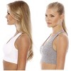 Just Intimates Racerback Sports Bra (Pack of 2) - 2 of 3