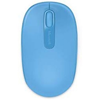 Microsoft Wireless Mobile Mouse 1850 - Optical - Wireless - Radio Frequency - Cyan Blue - USB 2.0 - 1000 dpi - Scroll Wheel - 3 Button(s)