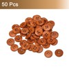 Unique Bargains Wooded Sewing DIY Craft Clothing Sewing Round Buttons 50 Pcs - 3 of 4