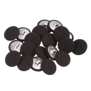 Unique Bargains Metal Shank Round Cloth Covered DIY Sewing Buttons 20 Pcs - 1 of 4