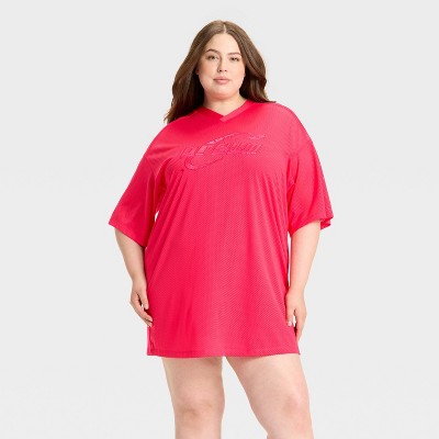 Women's Cap Sleeve Dream Jersey Midi Shirtdress - Wild Fable™