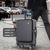 20" Carry On Luggage Sets with Front Pocket and Usb Port Lightweight Hardshell Expandable Luggage with Tsa Lock 360° Spinner Wheels Carrying Case - 4 of 4