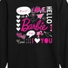 Boys' - Barbie - Barbie Valentine's Collage Long Sleeve Graphic T-Shirt - 2 of 4
