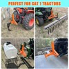3 Point 2" Trailer Hitch Receiver Heavy-Duty for Category 1 Tractors Compatible with Kubota, BX, LM25H, WLM Tractor, NorTrac, Yanmar, Kioti, Cat - 4 of 4