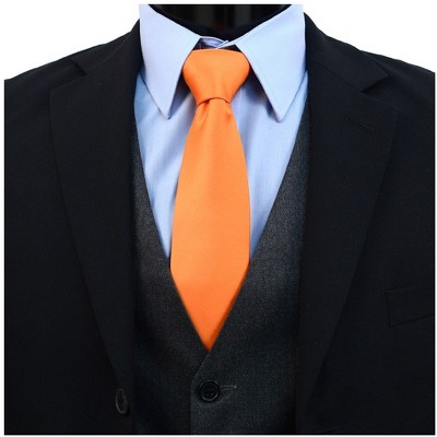 Boy's Age 12-16 Solid Color Wedding Necktie - image 4
