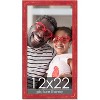 PosterPalooza | Shabby Chic Red Picture Frame - UV Acrylic, Foam Board Backing, Hanging Hardware - 2 of 4