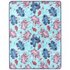 Disney Stitch Blanket and Character Hugger Pillow Silk Touch Throw Set 40" x 50" Multicolored - 2 of 4