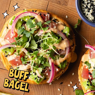 DAVID'S DELI Protein Everything Bagel - 14.25oz/5ct