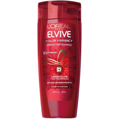 verkenner eindeloos gemakkelijk te kwetsen L'oreal Paris Elvive Color Vibrancy Protecting Shampoo - 12.6 Fl Oz : Target