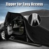 Unique Bargains SUV Car Cover for Chevrolet Tahoe 4 Door 2007-2020 Outdoor Waterproof Sun Rain Dust Wind Snow Protection - 3 of 4