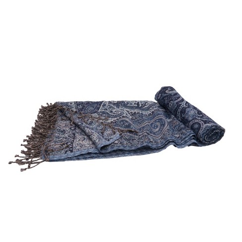 EY Essentials Suman Navy Throw - image 1 of 3