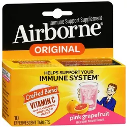 Airborne Original Effervescent - Pink Grapefruit 10 Tablets