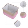 REGALWOVEN Fabric Collapsible Lightweight Open Storage Bins 15 x 11 x 9.4 Inch 3 Packs - 3 of 4