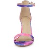 Perphy Women's Ankle Strap Tie Dye Stiletto Heels Sandals - 3 of 4