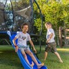 SpaceJump Rocket Slide Kids Trampoline Attachment, Outdoor Backyard and Playground Accessory or Replacement Toy, Blue - 4 of 4
