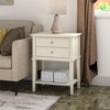 Ameriwood Home Franklin Nightstand Table with 2 Drawers and Lower Shelf - image 4 of 4