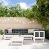 vidaXL Patio Lounge Set Outdoor Garden Furniture Set 6 Piece Solid Wood Pine - White Pine - 2 of 4